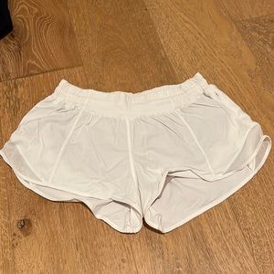 White lululemon shorts